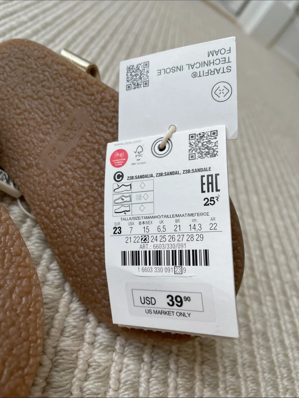 Zara shiny gold